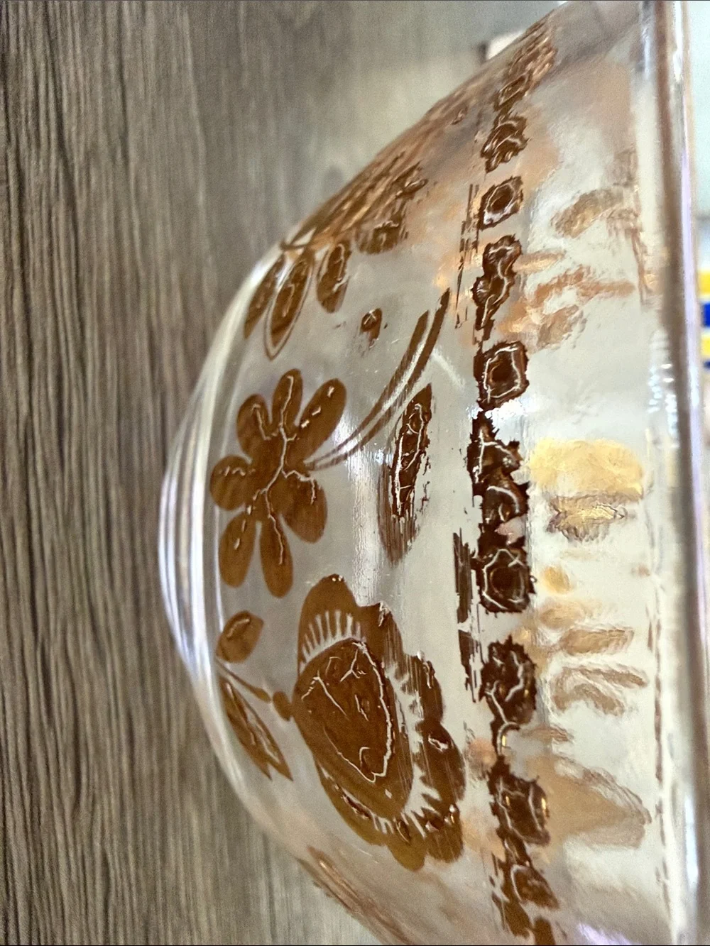 Vintage 22k gold Chantilly Clear Glass- set of 3